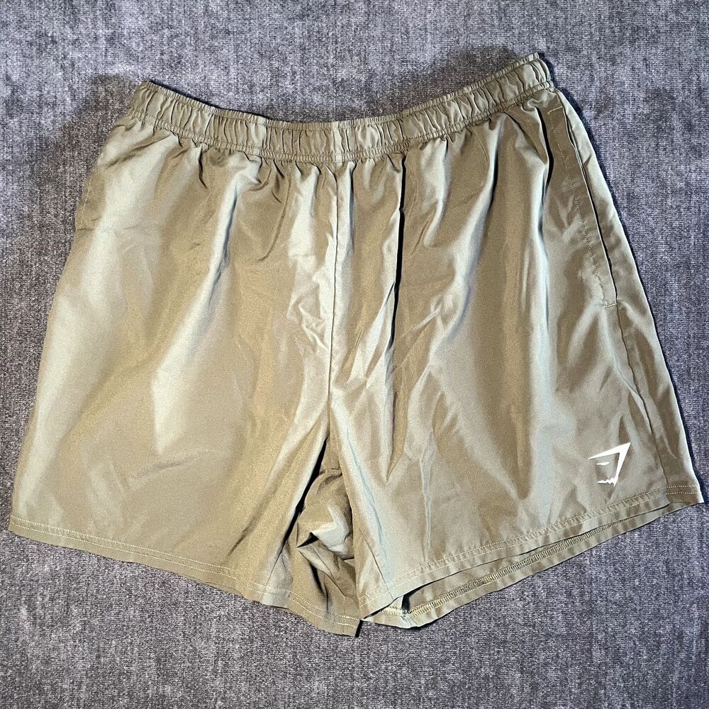 Gymshark Arrival 5" Shorts Men’s XL Green Lightweight Training Athletic